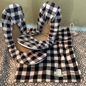 Storehouse Buffalo plaid flats